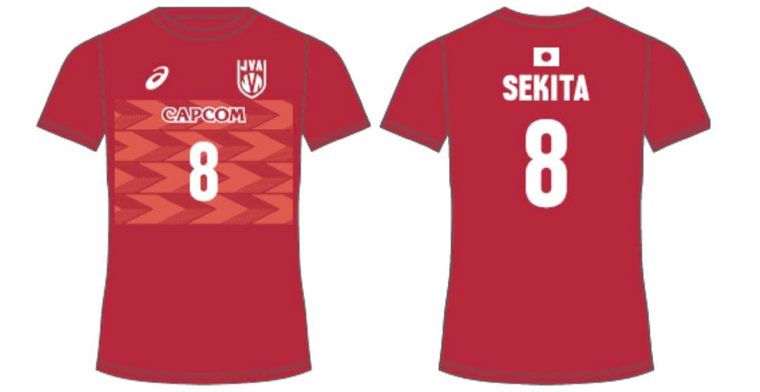関田誠大 バレーボール男子日本代表応援Tシャツ ユニフォーム2024 XLサイズ