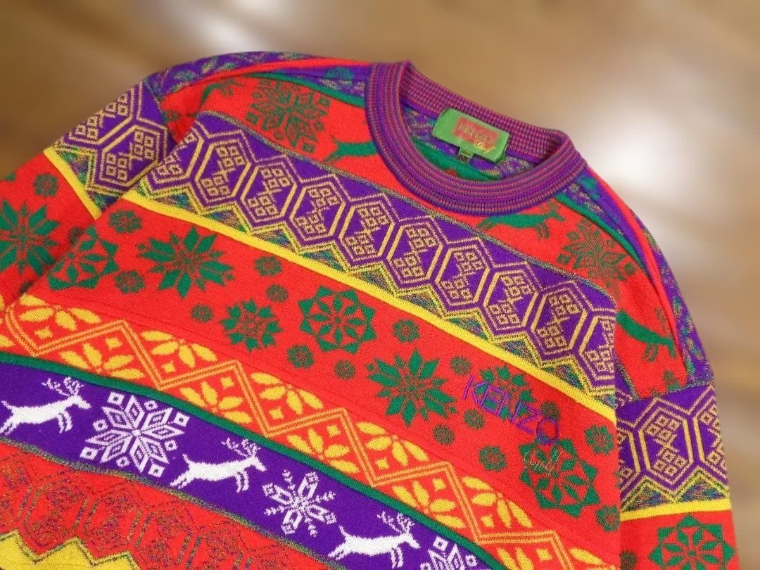 程度良好 KENZO GOLF セーター 2 ケンゾー ゴルフ ヴィンテージ