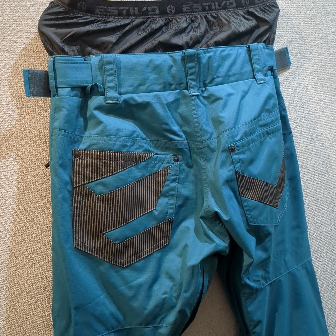 【売り切り】美品SSTIVO スノーボードパンツ　MENS 青　S