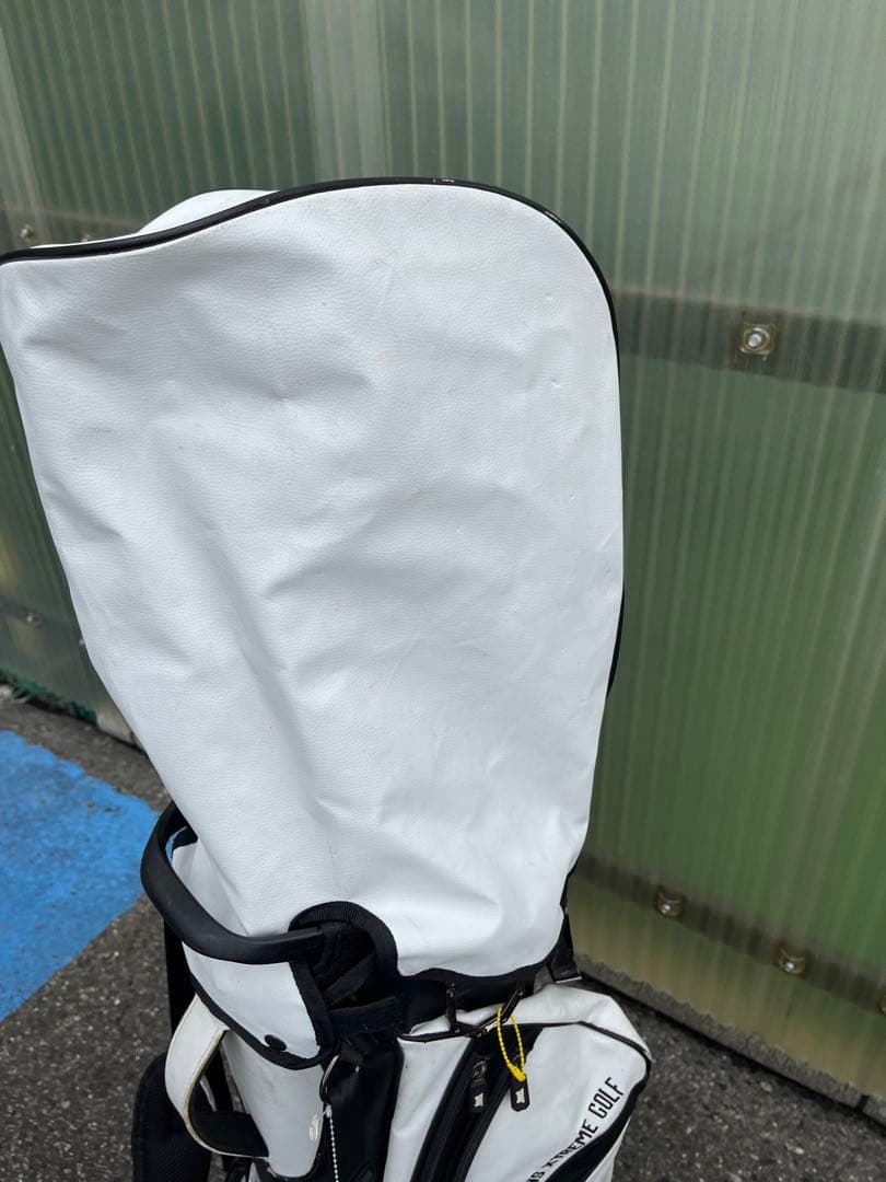 PXG キャディバッグ ホワイト ブラック