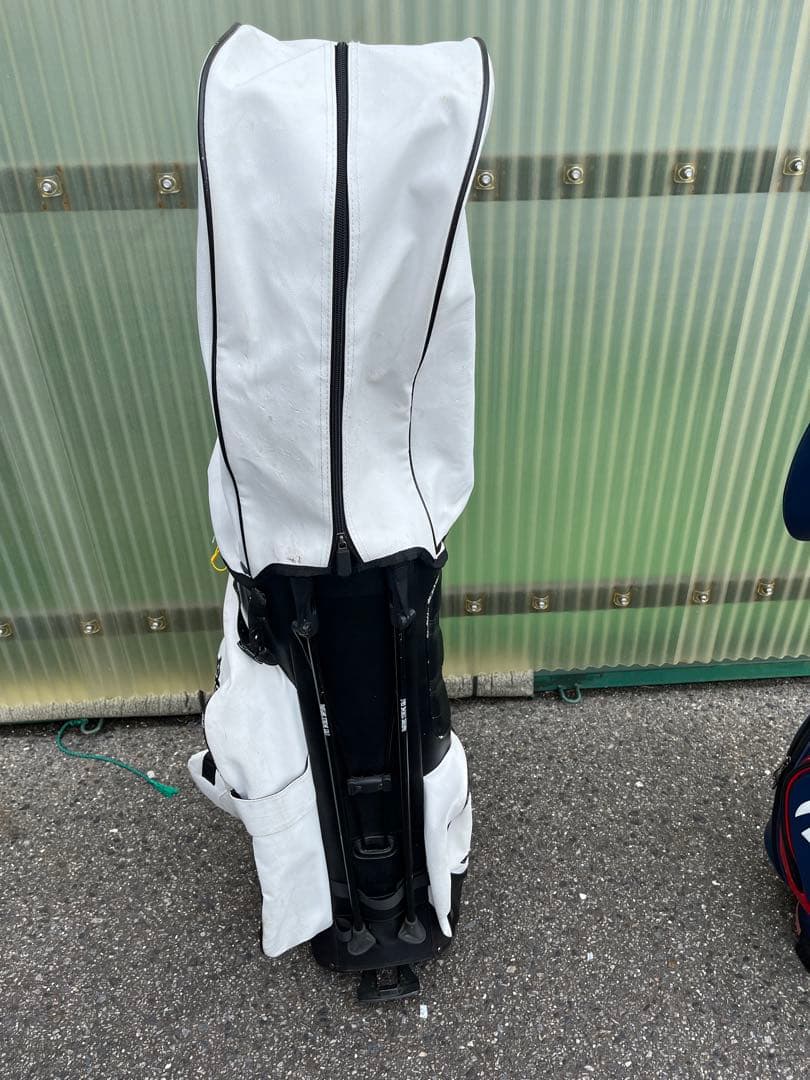 PXG キャディバッグ ホワイト ブラック