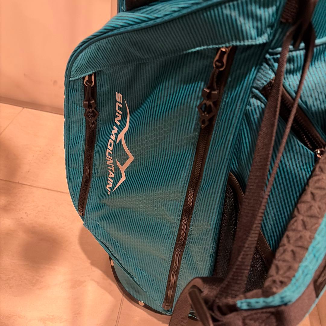 新品サンマウンテン　キャディバック　APPROACH LITE JC グリーン