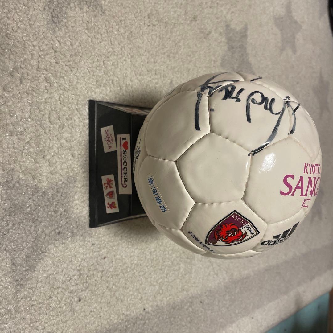 KYOTO SANGA FC サイン入りサッカーボール