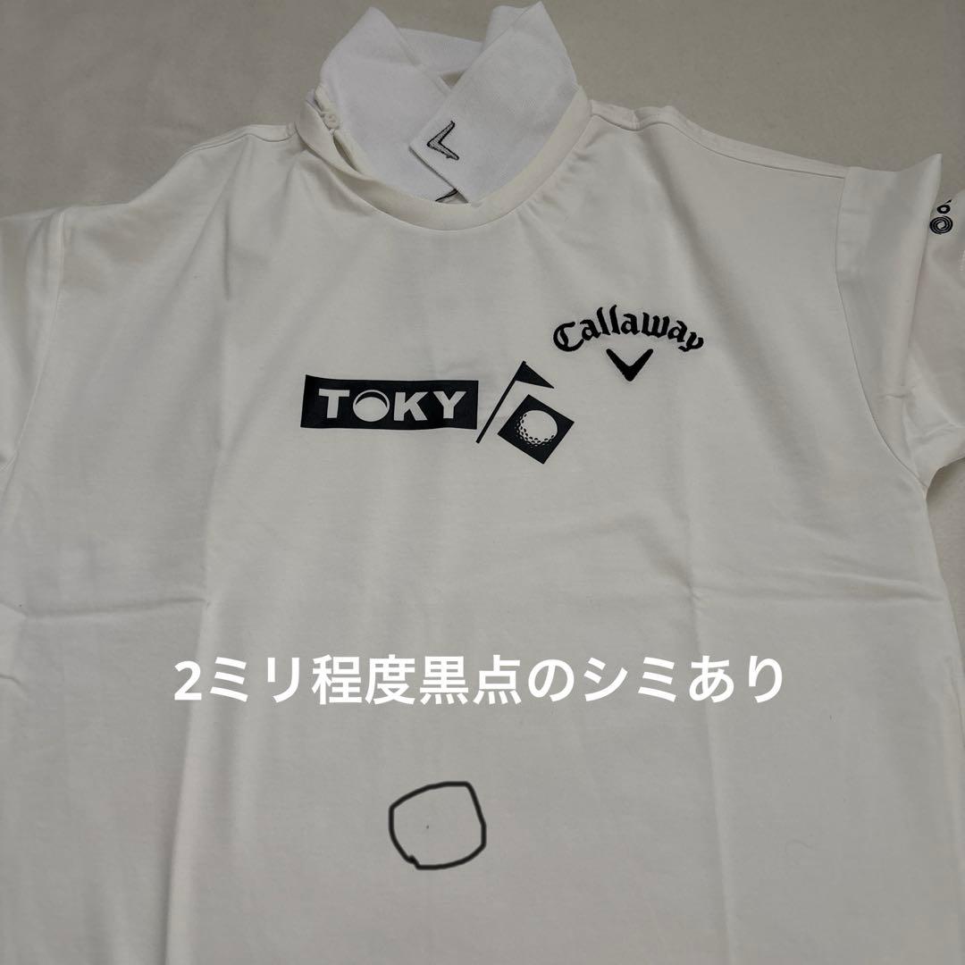 Callaway ポロシャツ Lサイズ ホワイト TOKYロゴ