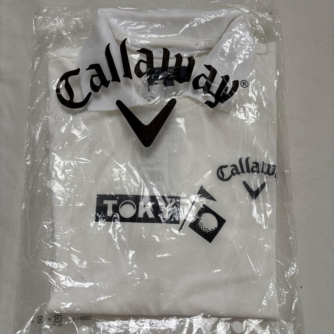 Callaway ポロシャツ Lサイズ ホワイト TOKYロゴ