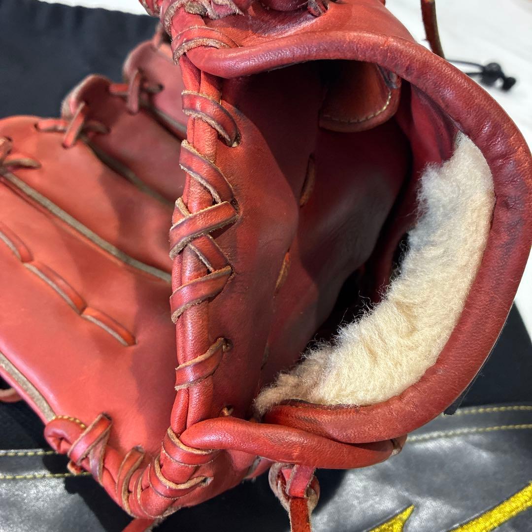 Mizuno Pro 硬式グローブ 左投げ　投手用　スプレンディットオレンジ