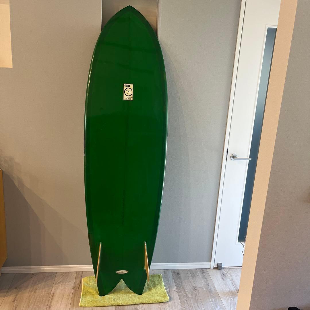 Hobie CIRCA71 ツインフィン 6’4Midget Smithケース付