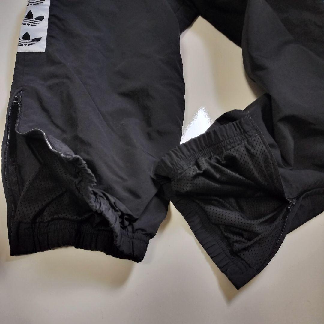 ★人気　アディダス　ジャージ　トラックパンツ　シャカシャカ　ブラックXL