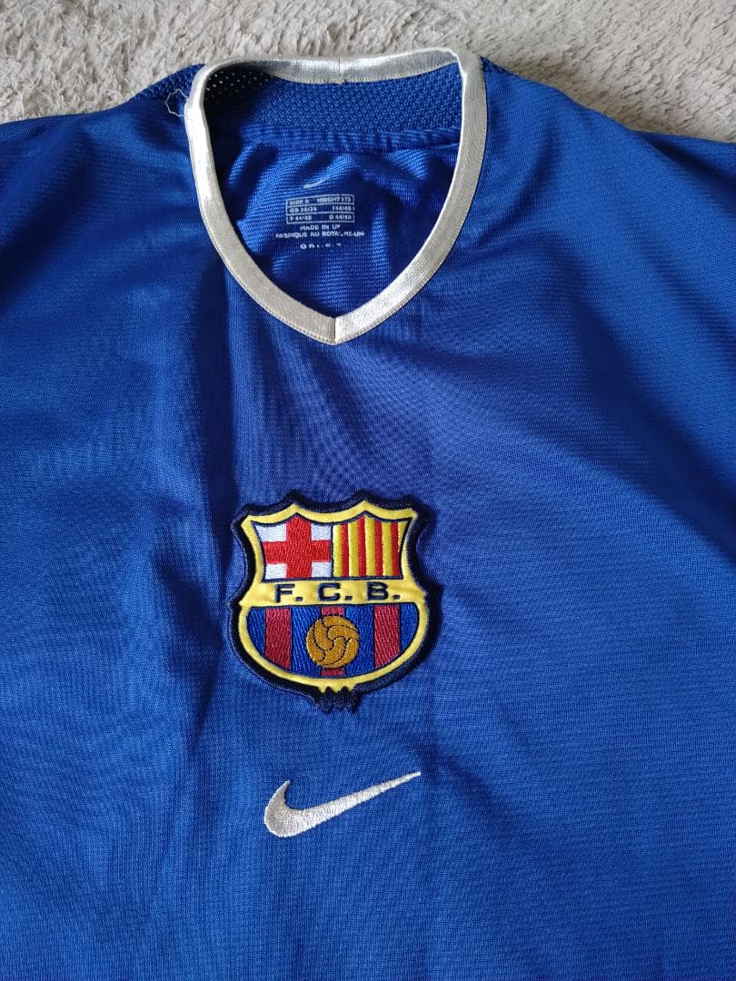 Nike FC バルセロナ　アウェイ　シャツ Sサイズ　ブルー