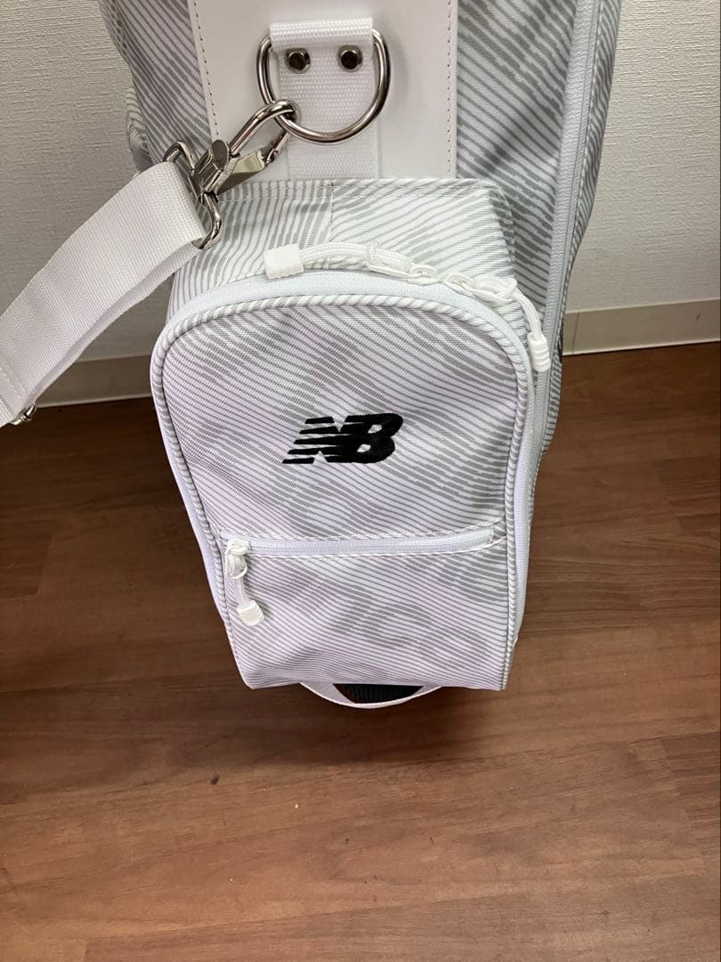 new balance ゴルフバッグ キャディバック ホワイト ニューバランス
