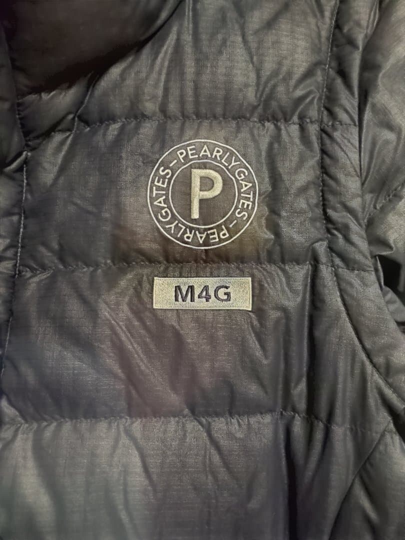 PEARLY GATES M4G ダウンジャケットXL 2WAY収納袋付き