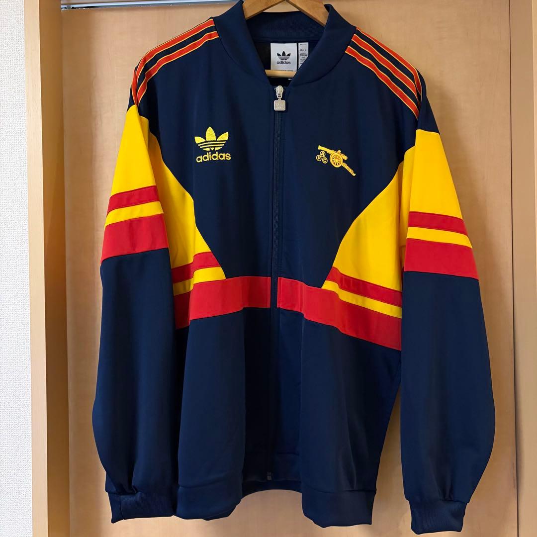 adidas アーセナル トラックトップ ジャージ ネイビー XO