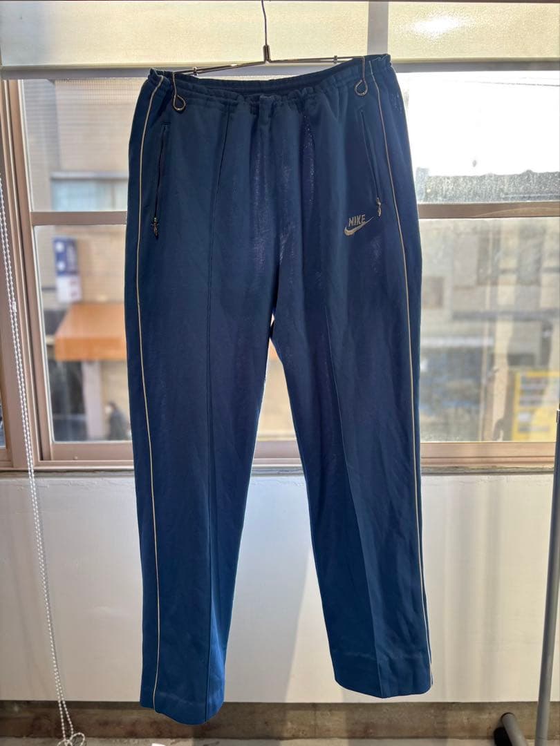 80's NIKE クラシックトラックパンツ 紺タグ adidas puma