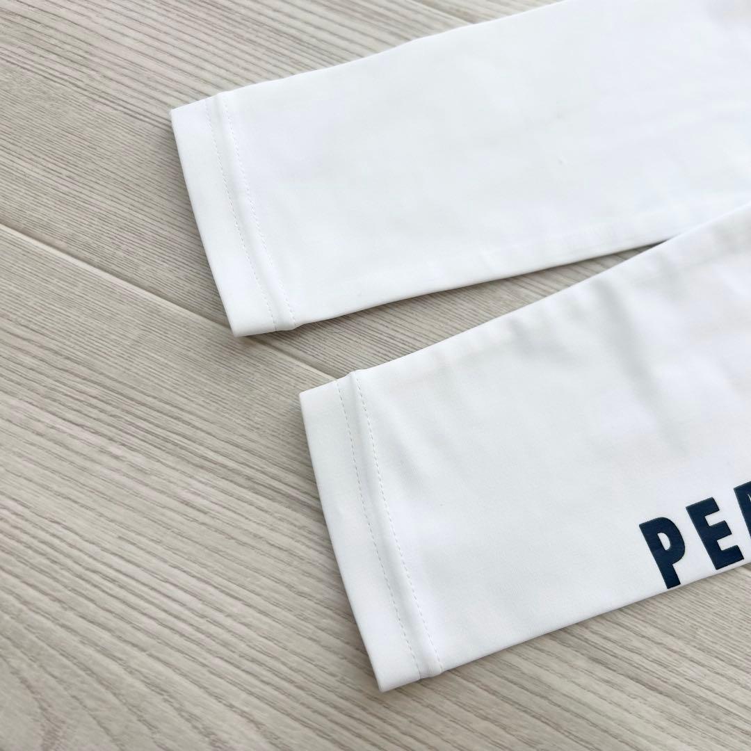 美品　パーリーゲイツ　ハイネック　長袖カットソー　シャツ　ホワイト　サイズ1