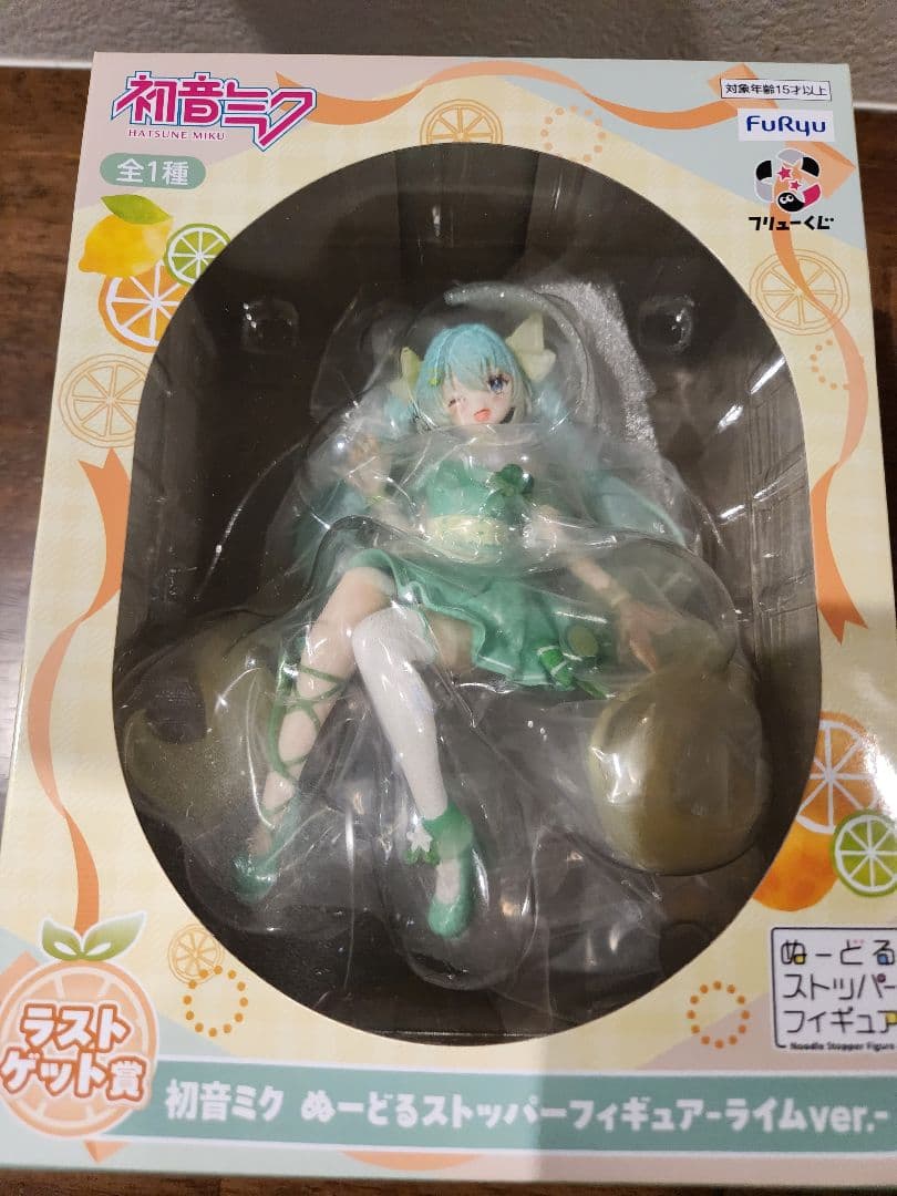 初音ミク　フリューくじ　ラストワン　ヌードルストッパー　D賞　F賞　E賞　G賞