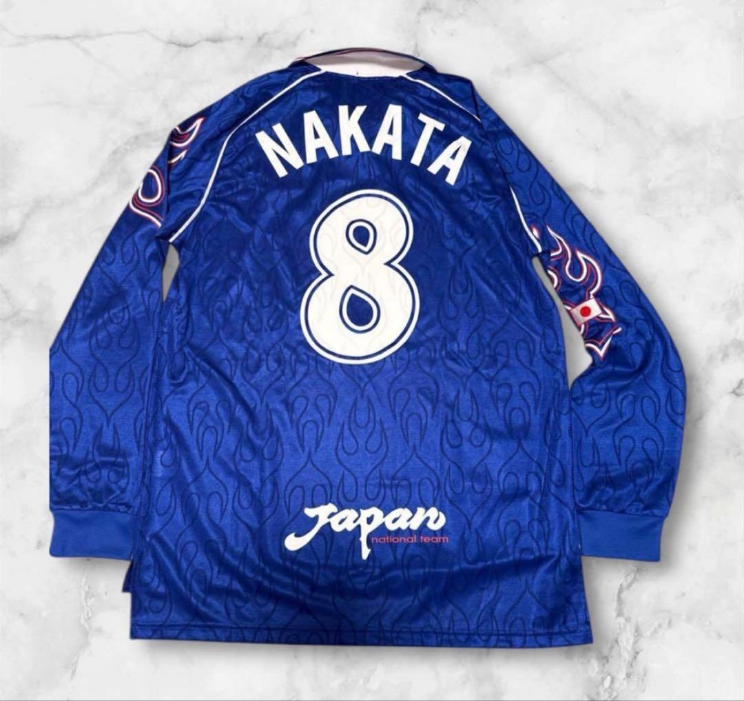 R*8様 日本代表 中田英寿 1998W杯MF ユニフォーム 8番 ファイアーパ