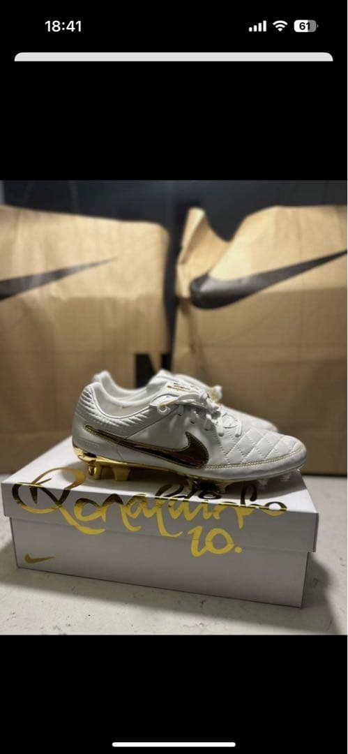 Ronaldinho × Nike Tiempo Legend FG 25.5