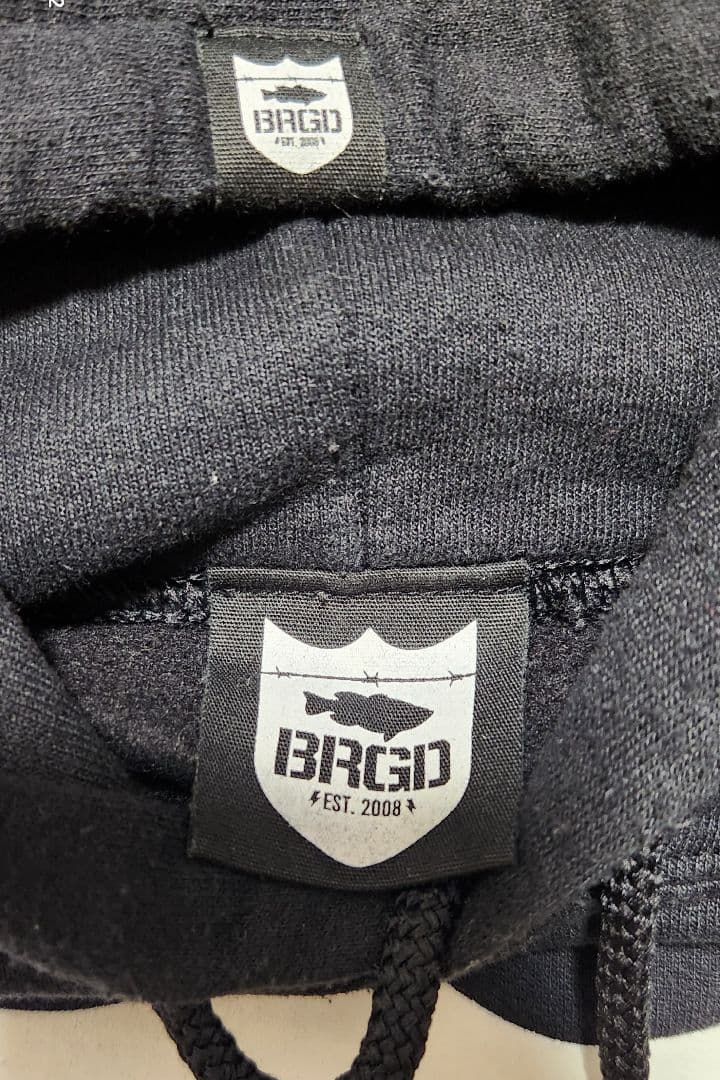 BASS BRIGADE×ELECTRIC スウェット パーカー ブラック L
