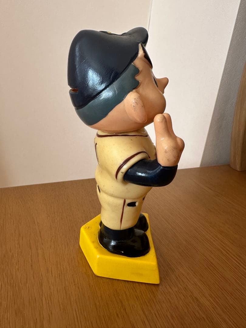 ミスタージャイアンツ 貯金箱 昭和 フィギュア レトロ 帽子 GIANTS