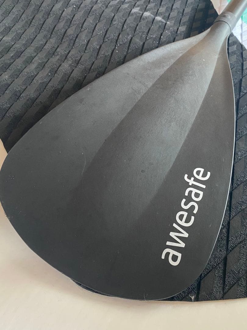 (中古)awesafe空気注入式 パドルボード*電動ポンプ付き(ライトブルー)