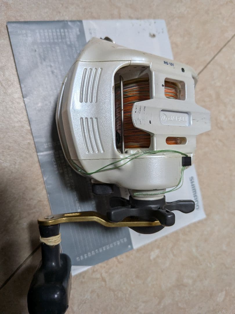 SHIMANO 電動丸 1000EV 動作未確認（過去動作OK）接続部腐食あり