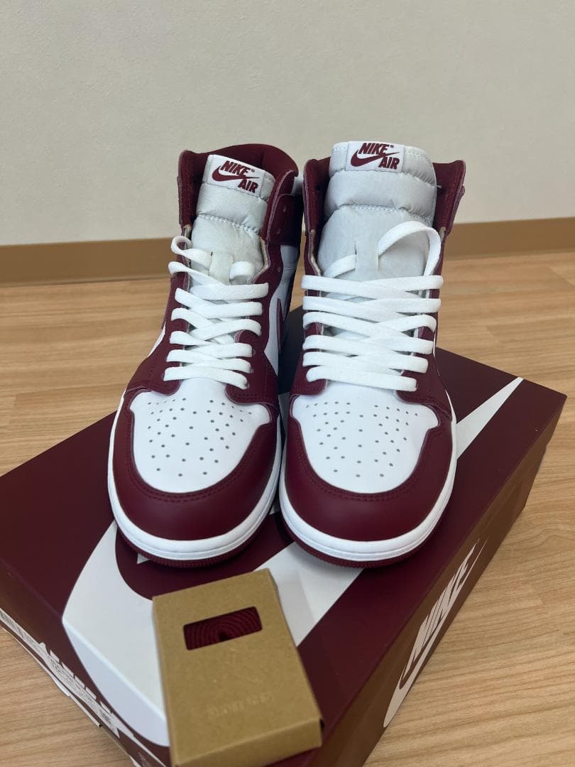 NIKE Air Jordan 1 バーガンディ/ホワイト