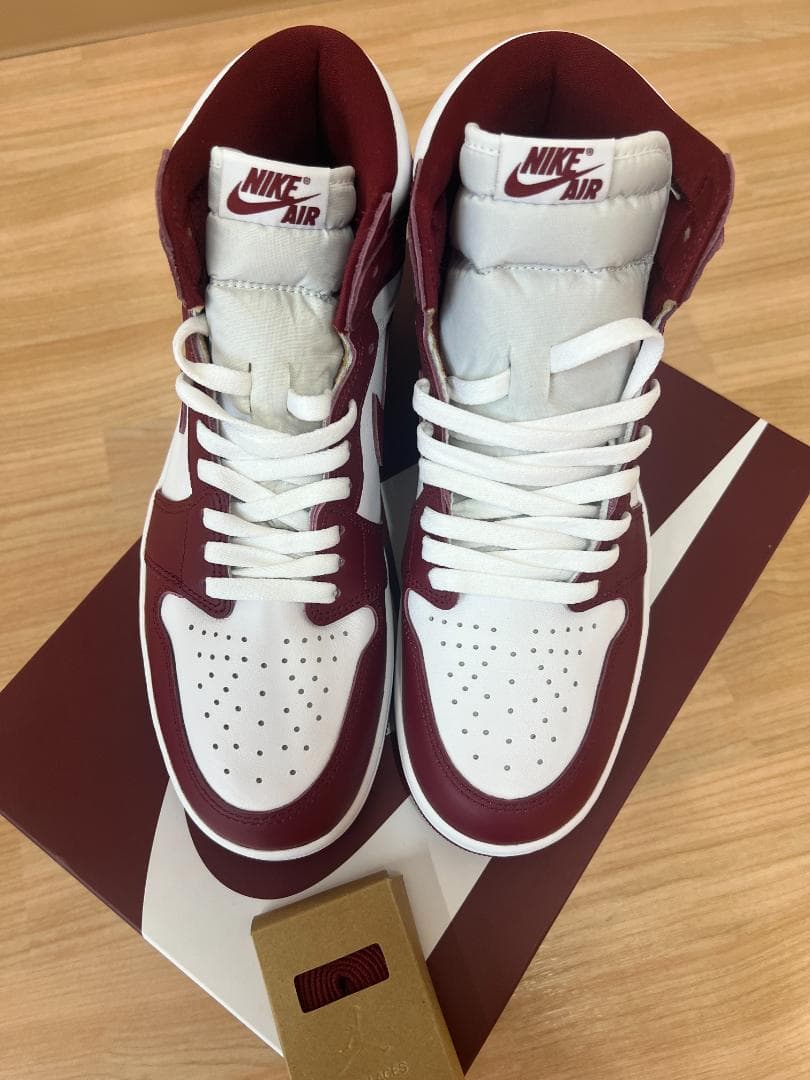 NIKE Air Jordan 1 バーガンディ/ホワイト