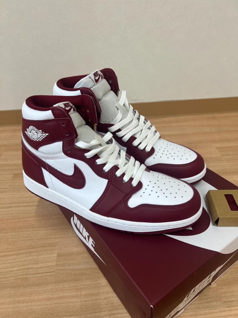 NIKE Air Jordan 1 バーガンディ/ホワイト