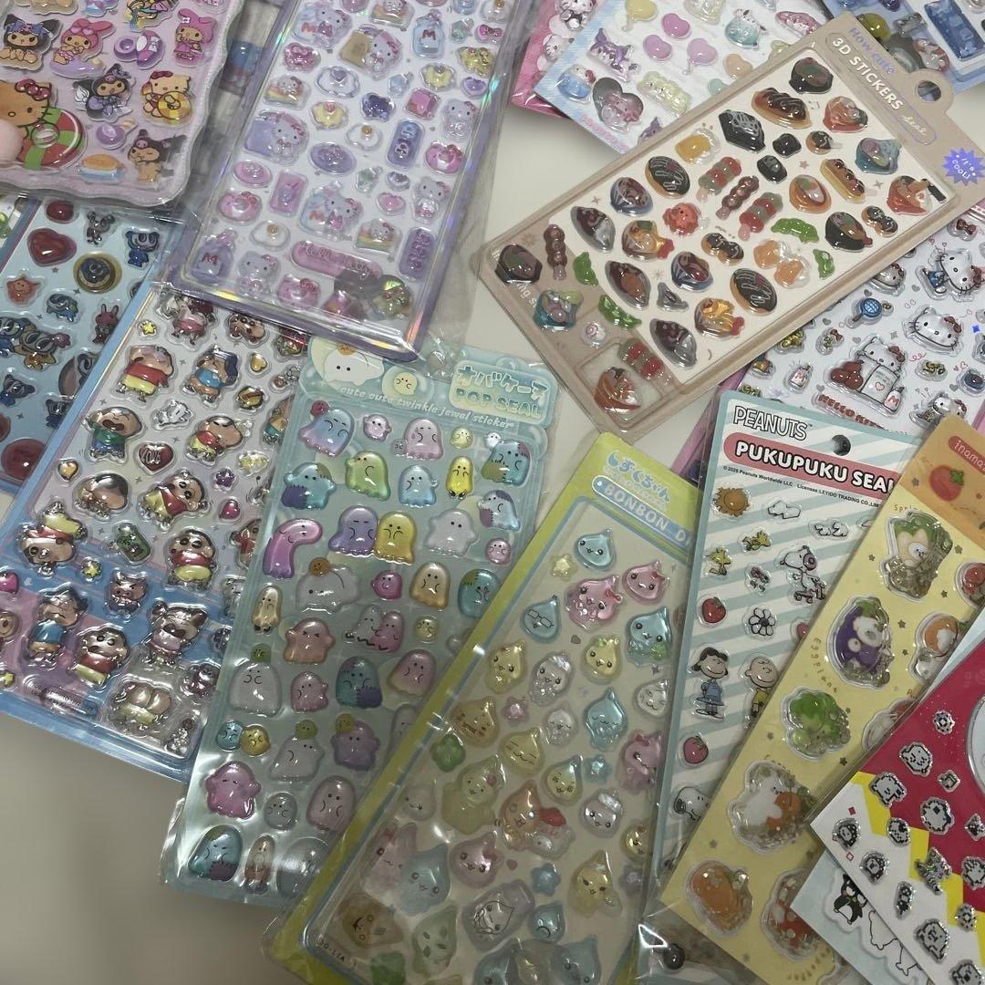 3Dキャラクターシールセット