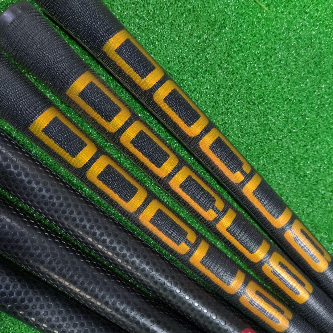 新品Docus ブラック/ゴールドグリップ 6本セット　バックラインあり