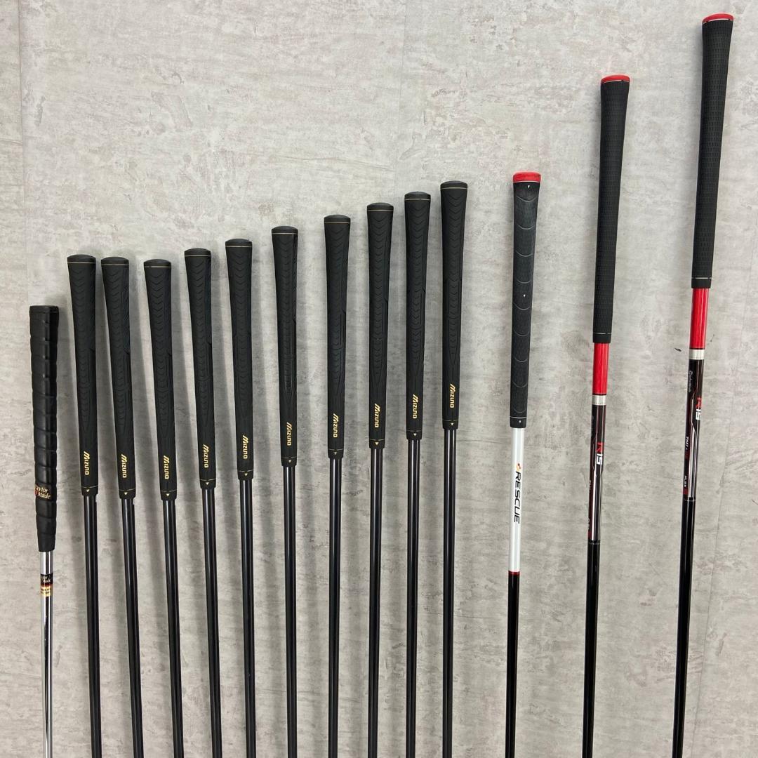 テーラーメイド　ミズノ　メンズゴルフ14本セット　右利き用　キャディバッグ