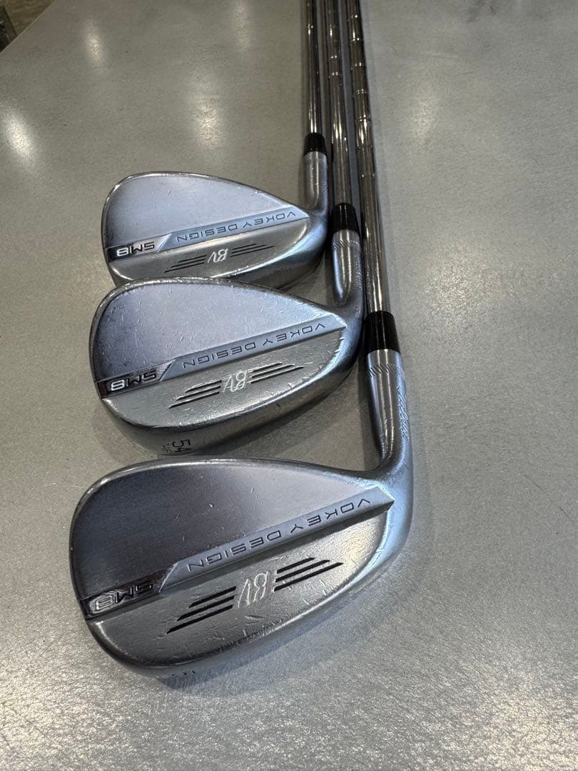 レフティ タイトリスト VOKEY SM8 50 / 54 / 58 3本セット