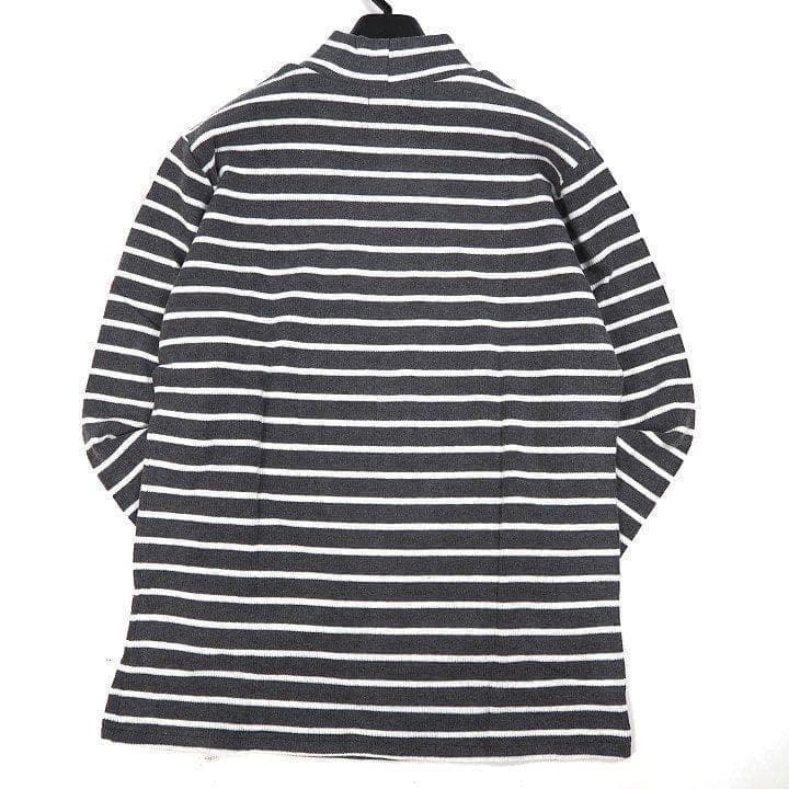 新品 23区 ゴルフ 吸湿発熱 モックネック ニット 定価17600円 灰 LL