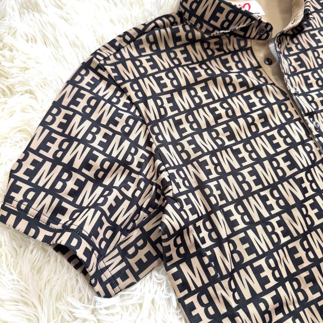 【新品同様】マスターバニーエディション　ロゴ刺繍　半袖ポロシャツ　XL ベージュ