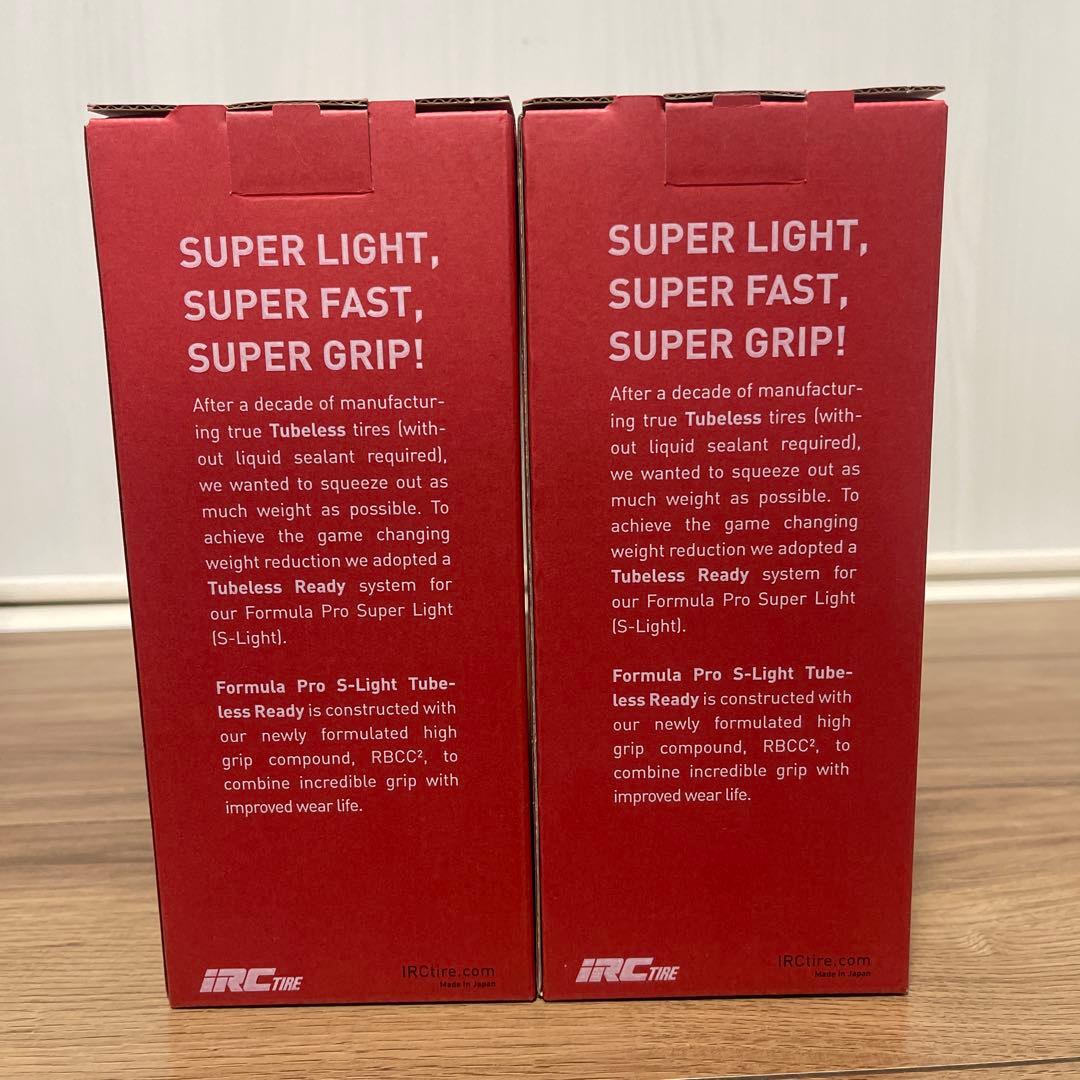 IRC Formula Pro HL 700x30C チューブレスタイヤ