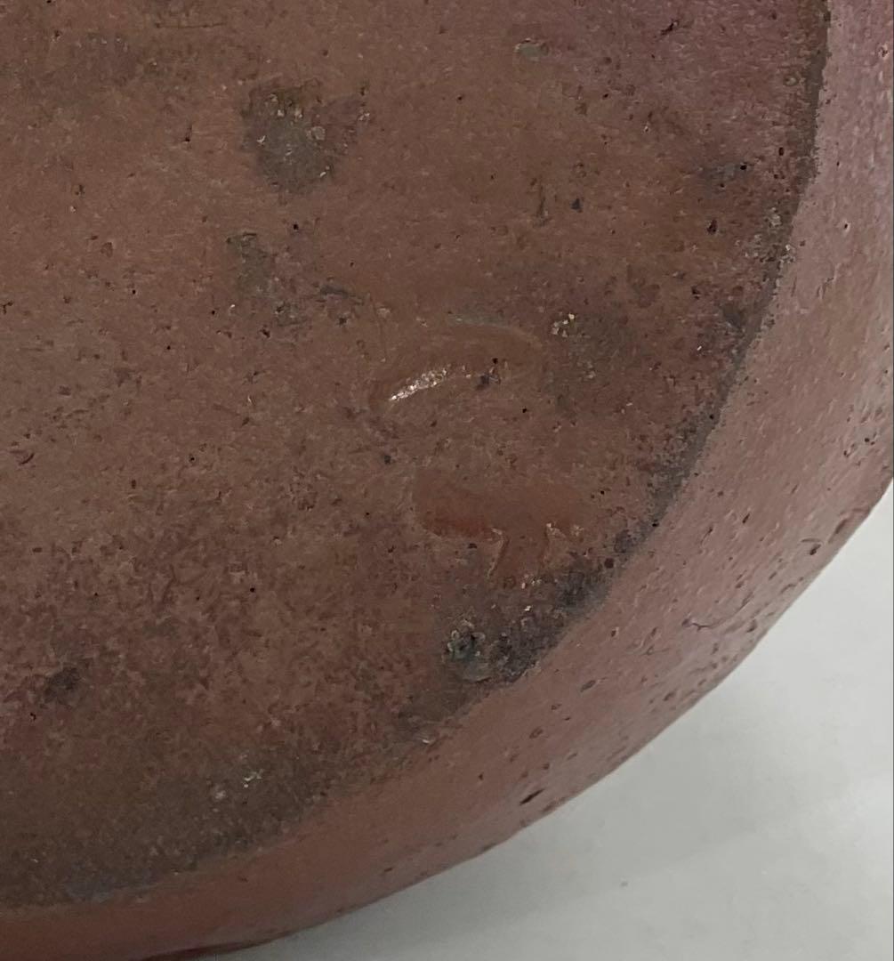 【102】◉江戸時代中期　古備前焼竹節徳利　時代　アンチック　桐箱◉