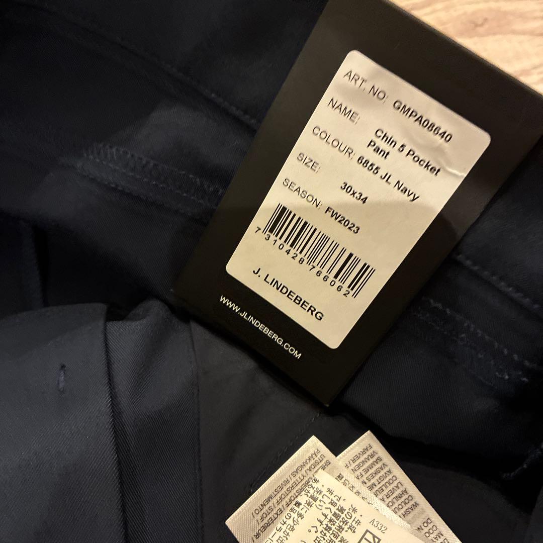 未使用 jリンドバーグ ゴルフパンツ chin 5 pocket pant 30