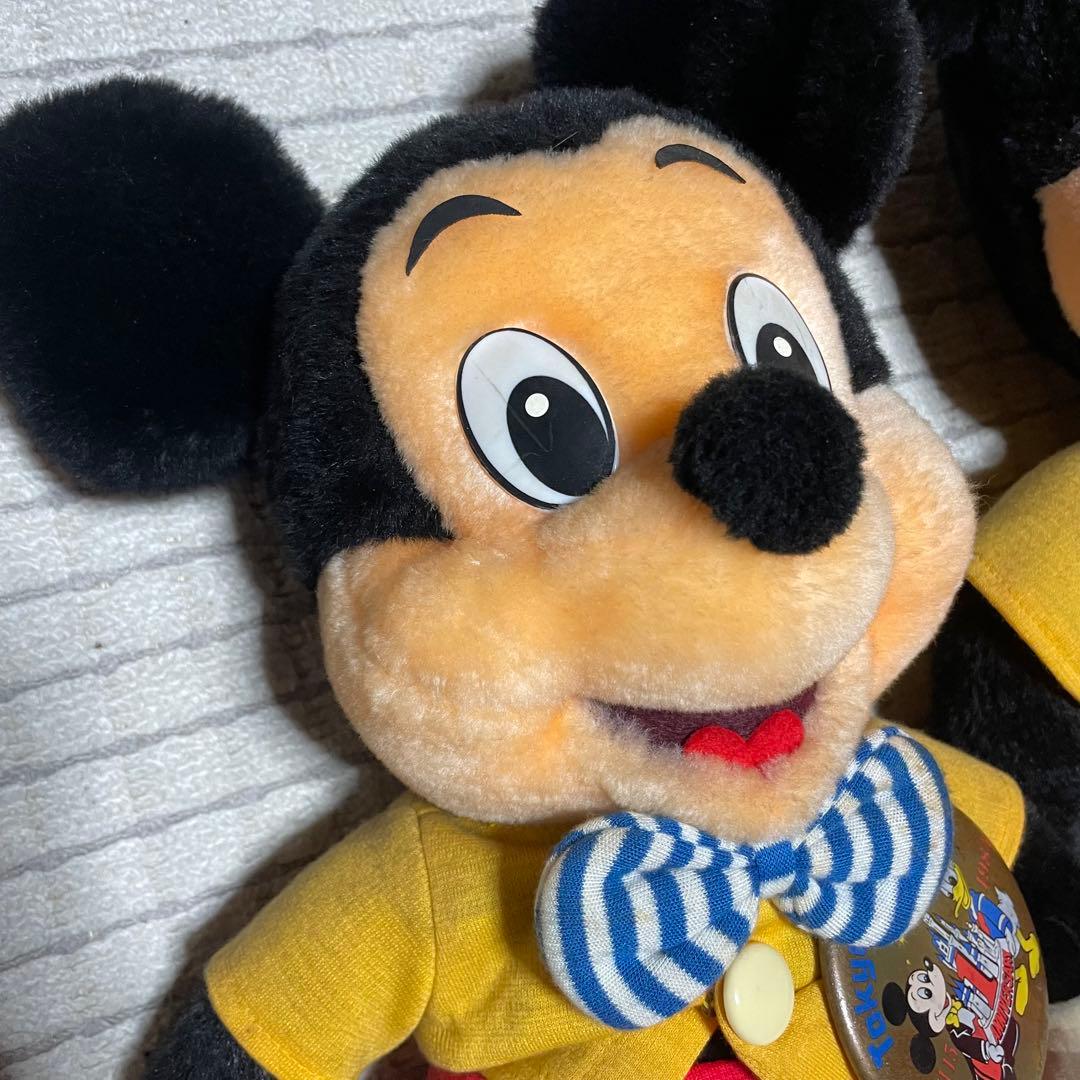 ディズニー ミッキーマウス ぬいぐるみ 1984年 年代物 Disneyland