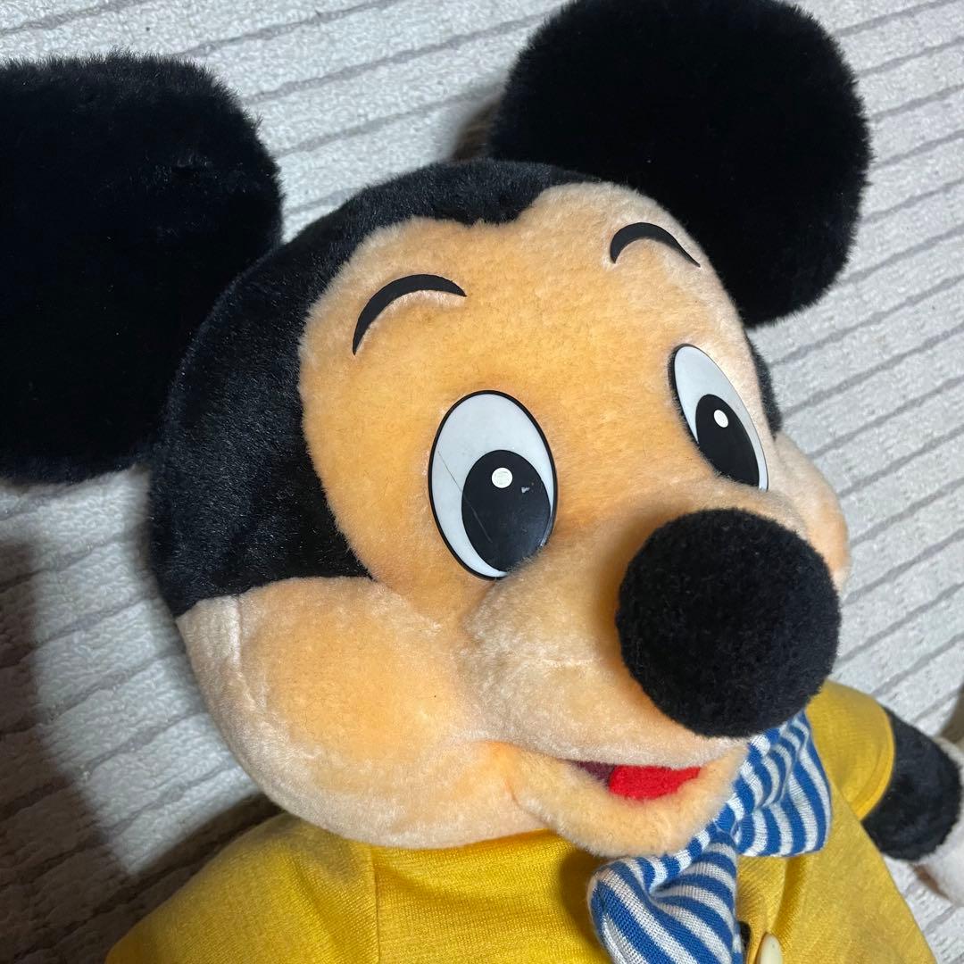 ディズニー ミッキーマウス ぬいぐるみ 1984年 年代物 Disneyland
