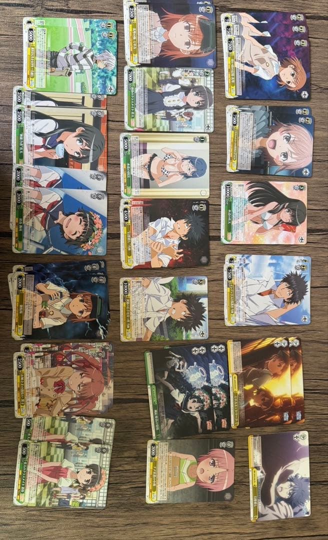 ヴァイスシュヴァルツ　とある科学の超電磁砲&とある魔術　デッキ2種+500枚以上