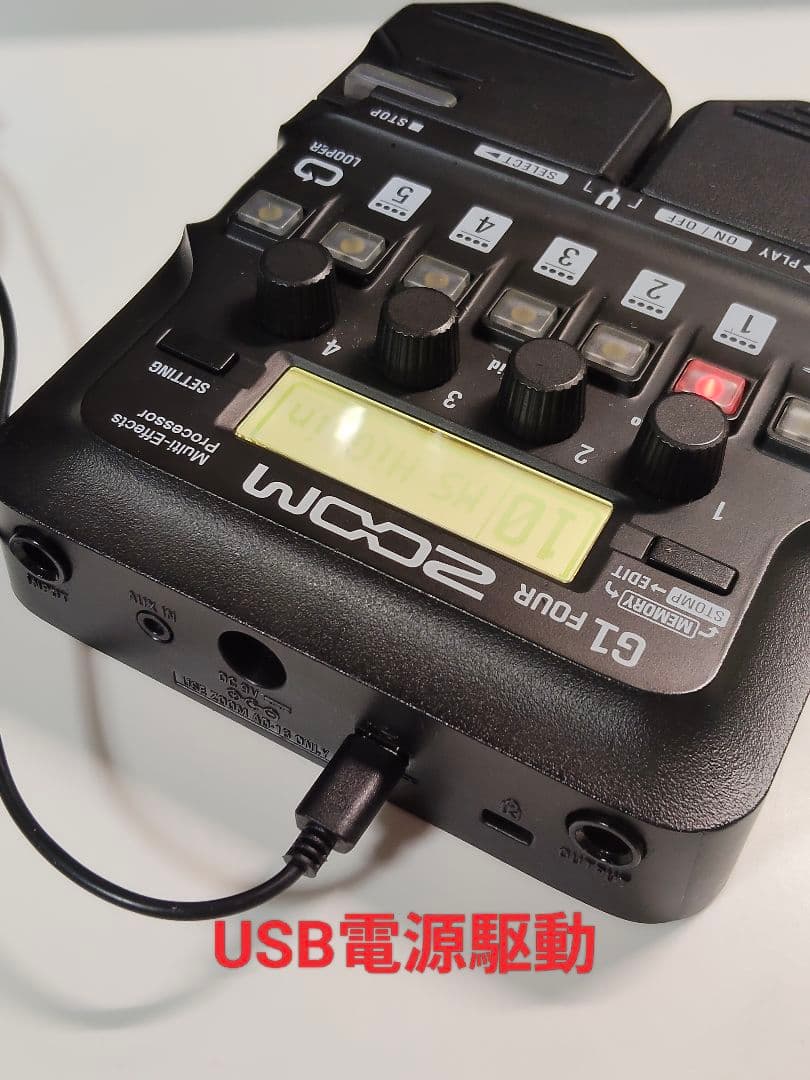 ZOOM G1 FOUR ギター用マルチエフェクター 動作確認済