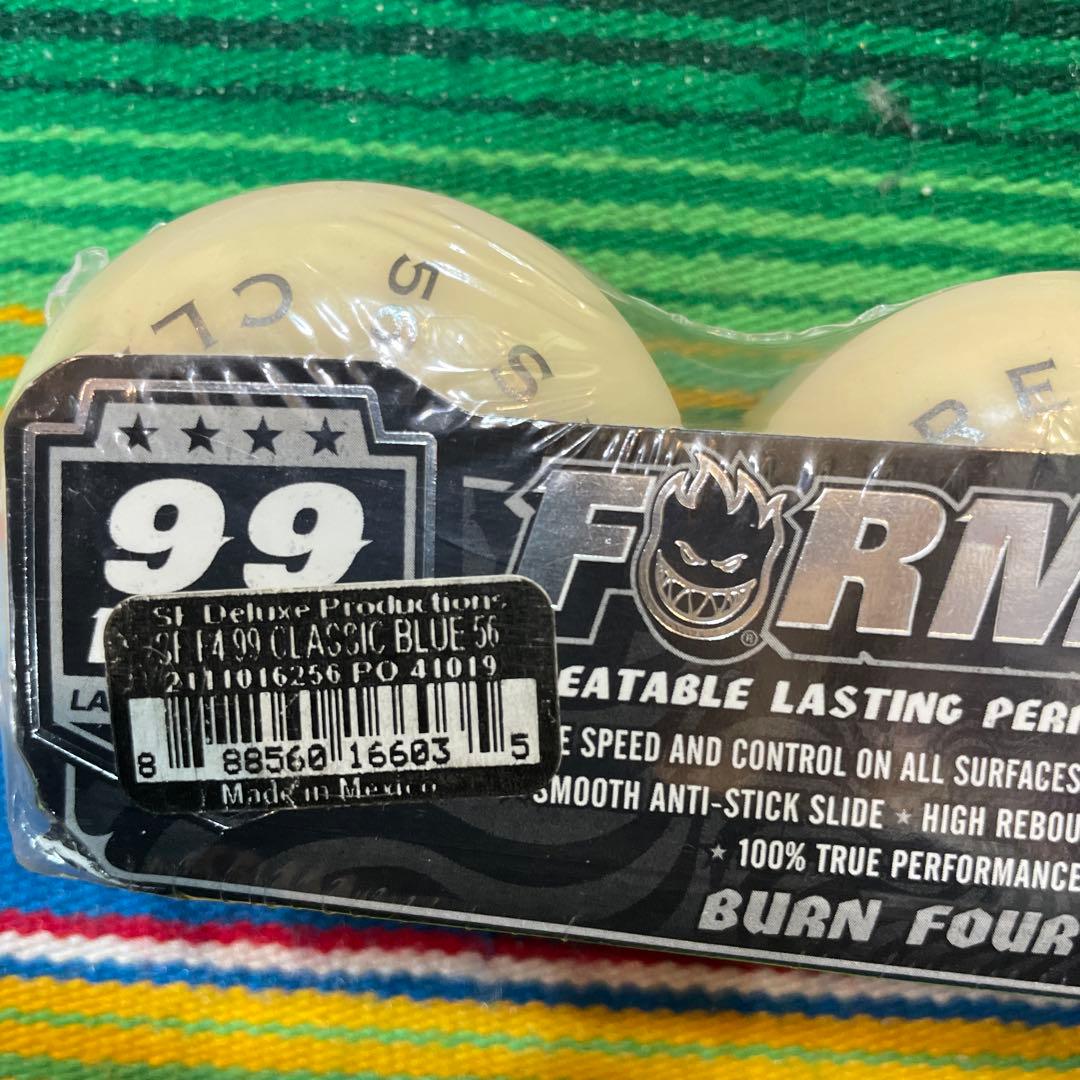 スケートボード SPITFIRE FORMULA FOUR 99 DURO 56MM