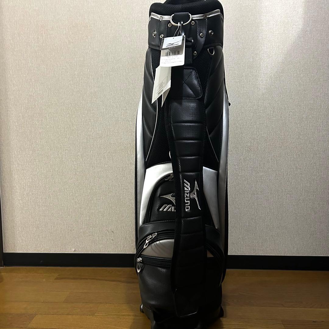 未使用　美品 MIZUNO ミズノ　 キャディバッグ ゴルフバッグ　フード付き