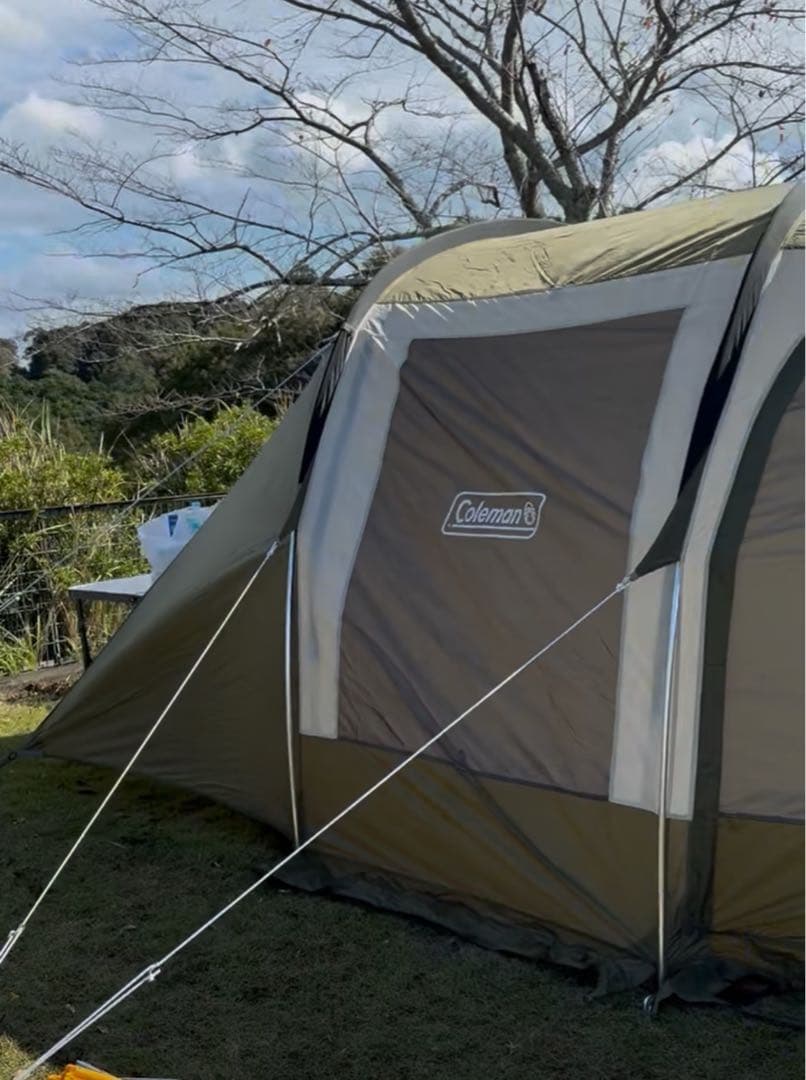 お得！Coleman 2ルームドームテント LDX カーキ+シートセット