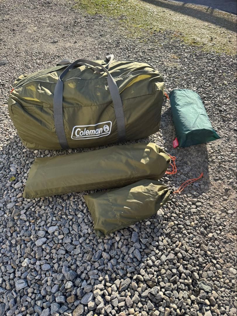 お得！Coleman 2ルームドームテント LDX カーキ+シートセット