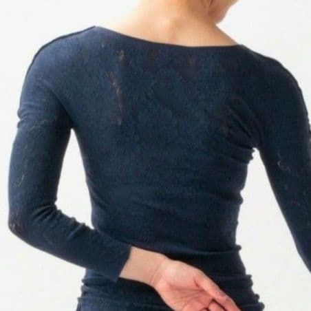 チャコットノーソーイングニット　ネイビー