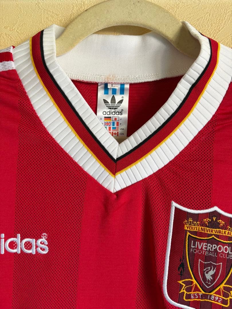 Liverpool FC ジャージ adidas レッド 95/96