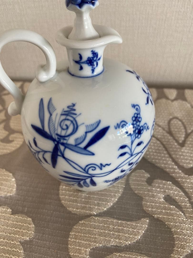 マイセンMeissen ブルーオニオン　リキュールボトル　新品未使用品