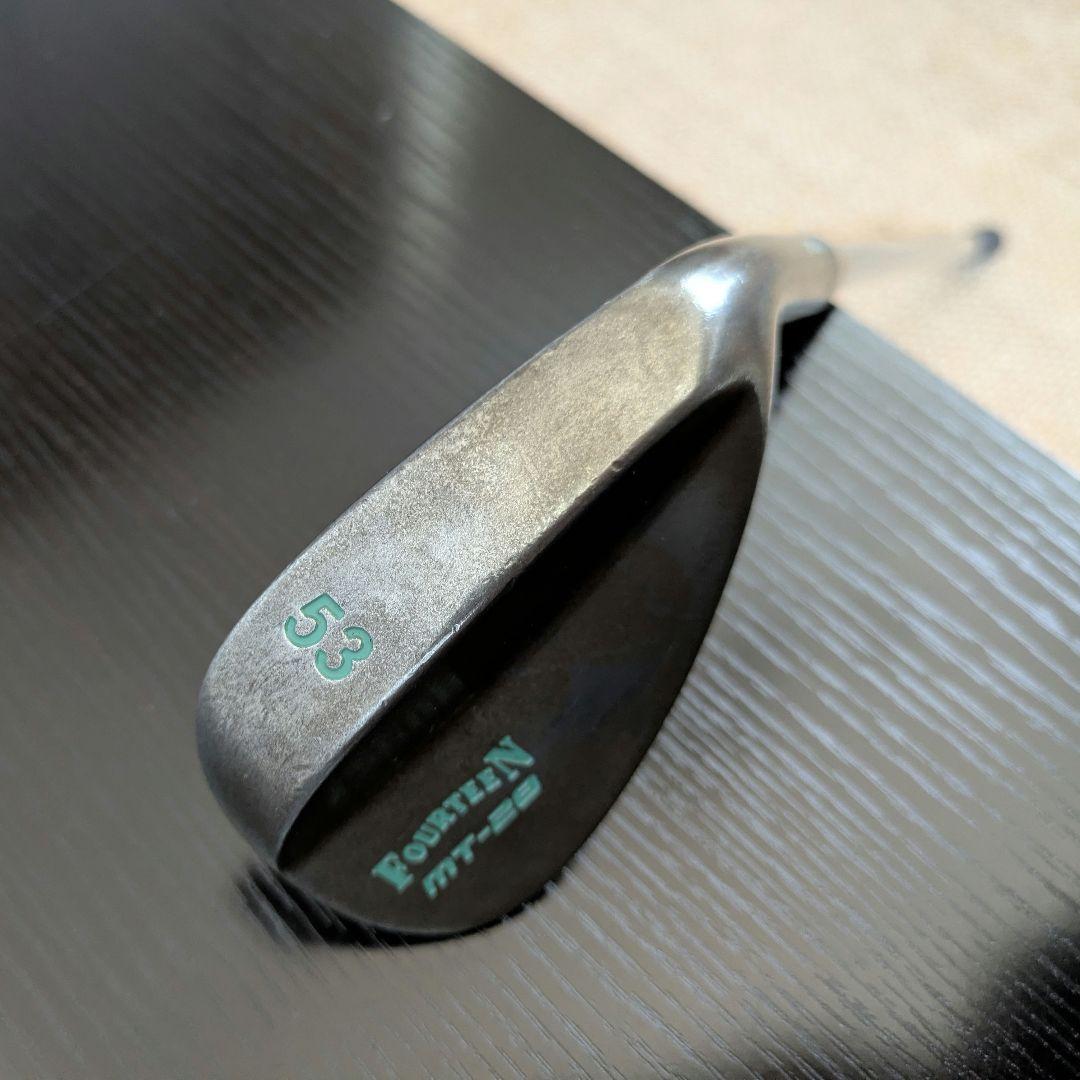 フォーティーンAWアプローチウェッジ53°ゴルフクラブ初心者グリップ新品S中古
