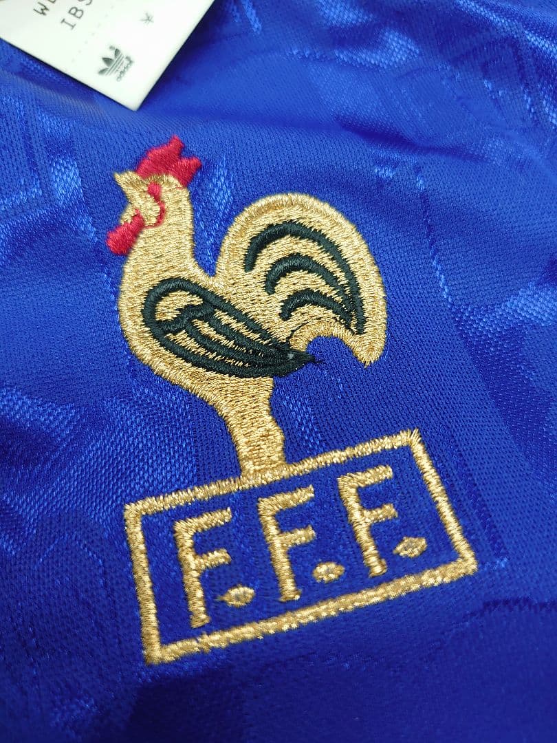 96 フランス代表 ホーム ジダン レプリカユニフォーム EURO96パッチ付